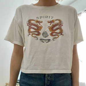 Urban Outfitters White Graphic Tee